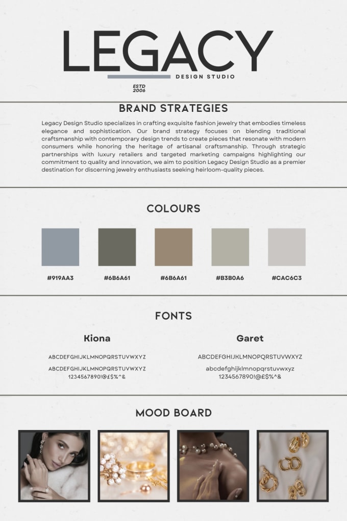 Bestseller - create a style guide for your brand