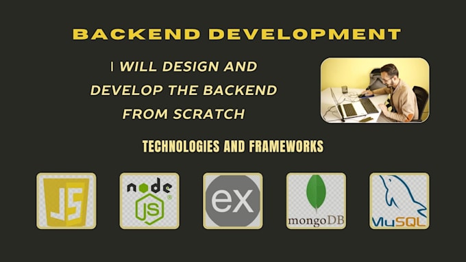 Gig Preview - Backend web developer for developing rest apis using node js