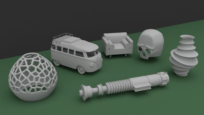 Gig Preview - Model 3d product on rhino3d and grasshopper, ready to print