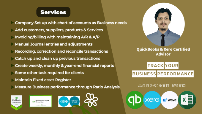 Gig Preview - Conduct bank reconciliation, ecommerce bookkeeping in quickbooks online and xero