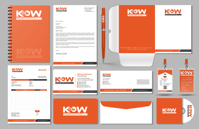 Gig Preview - Design business card, letterhead and branding stationery