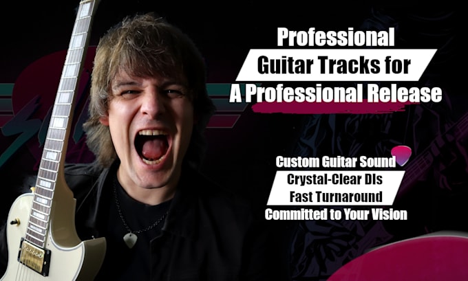 Gig Preview - Record pro guitar tracks for rock, metal and punk