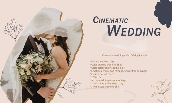 Gig Preview - Do wedding video editing