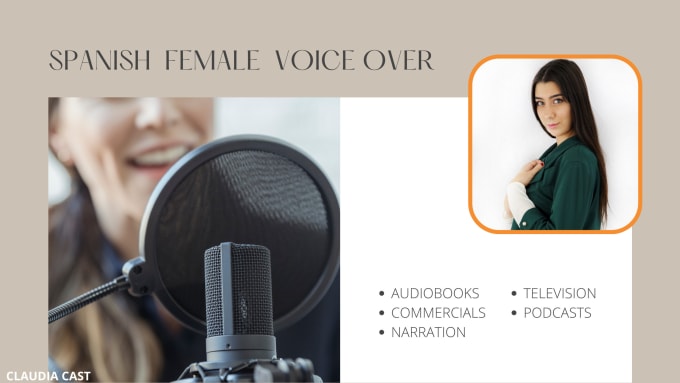 Gig Preview - Record a professional female spanish voice over