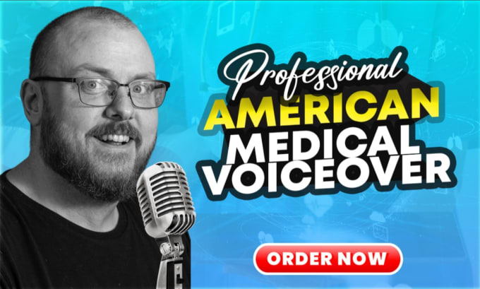 Gig Preview - Record a professional american medical voiceover