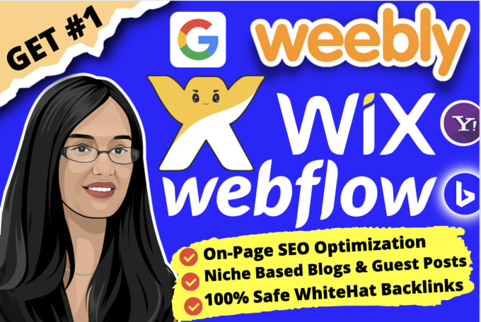 Gig Preview - Do website SEO optimization for wix, weebly or webflow