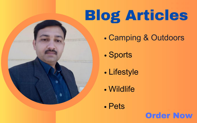 Gig Preview - Write captivating blog articles on sports lifestyle pets and wildlife