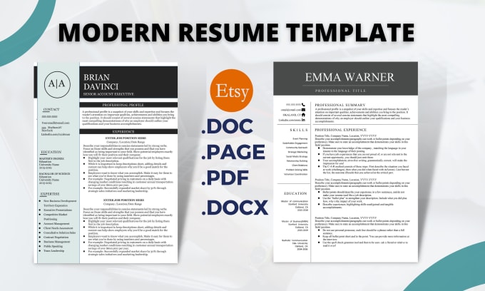 Gig Preview - Provide an ats optimized resume template