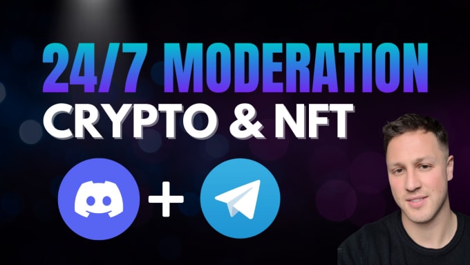 Gig Preview - Moderate crypto telegram projects 24 hours per day