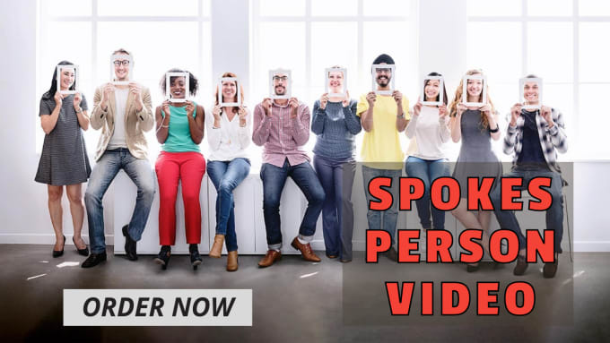 Gig Preview - Create a business spokes person video for your business, male or female