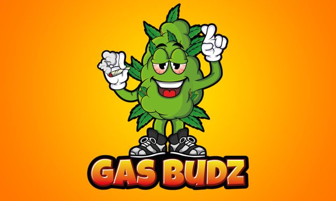 Gig Preview - Design custom cannabis highly attractive cartoon mascot logo