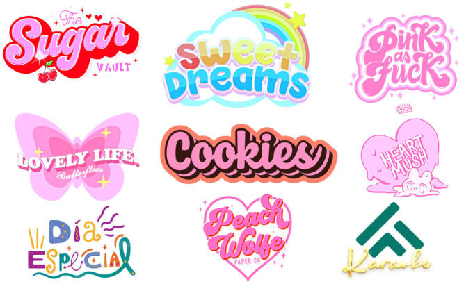 Gig Preview - Design kawaii , typography for vtuber and twitch streamer and gamming logo