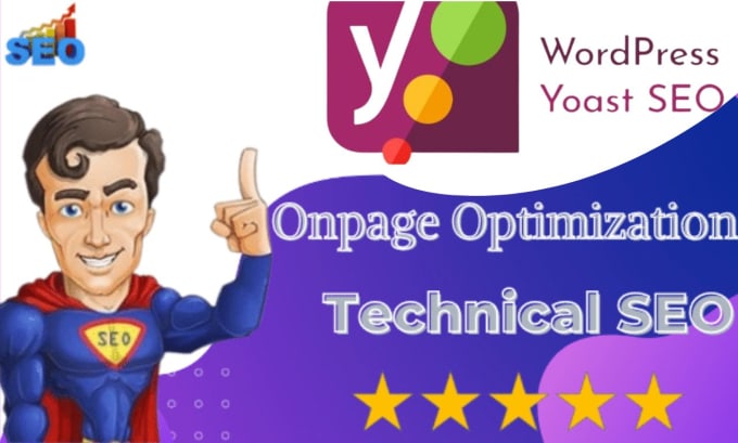 Gig Preview - Do onpage SEO with yoast and technical optimization of wordpress site