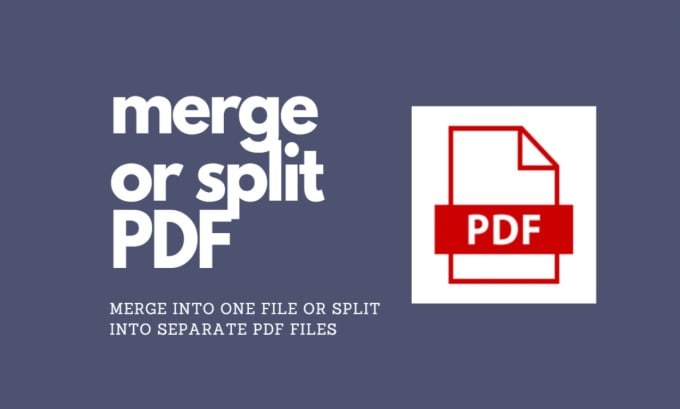 Gig Preview - Merge or split your PDF files