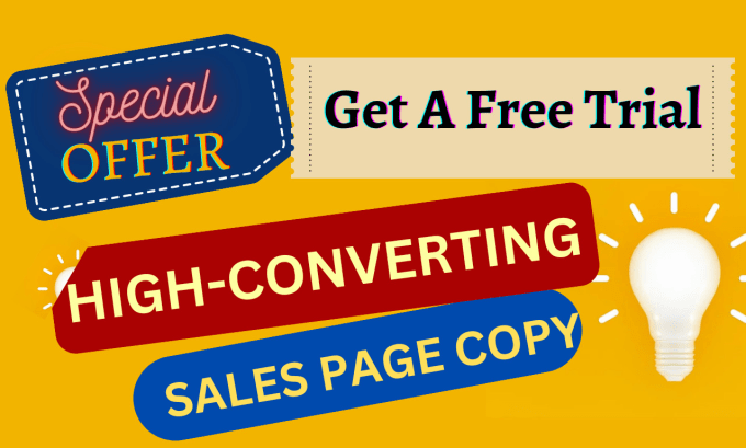 Gig Preview - Be your landing page, sales page, and product page copywriter