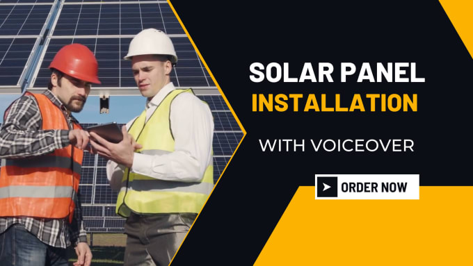 Bestseller - do professional solar panel energy or power promo video