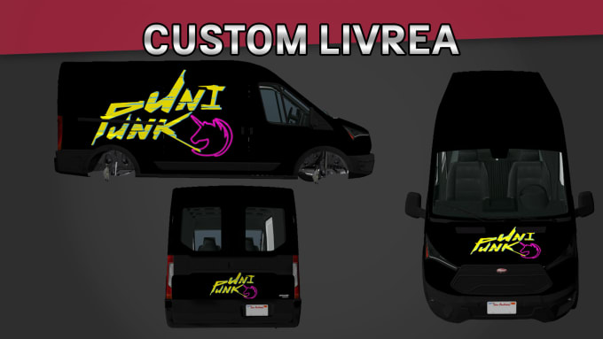 Gig Preview - Do custom livree for gta v