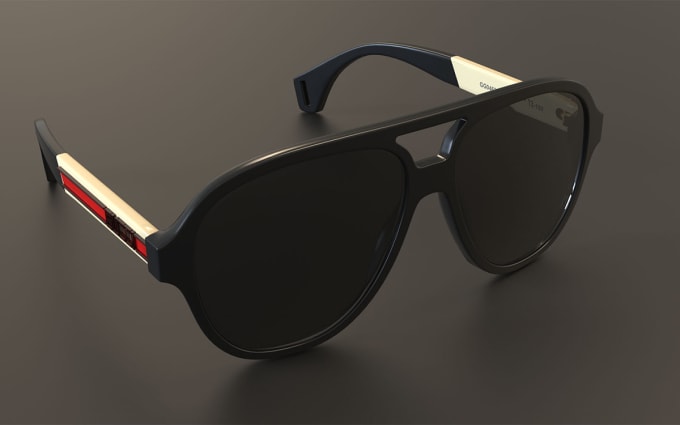 Gig Preview - Design 3d sunglass, eyewear and render