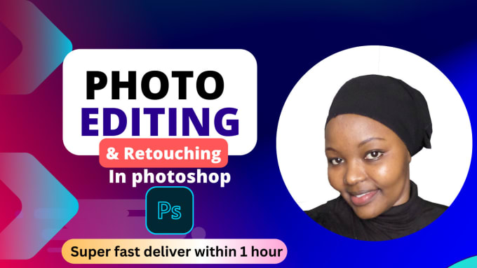 Gig Preview - Do professional photoshop photo editing and retouching