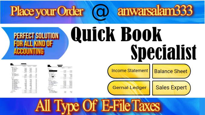 Gig Preview - Do book keeping, e filling , all types of payroll taxes