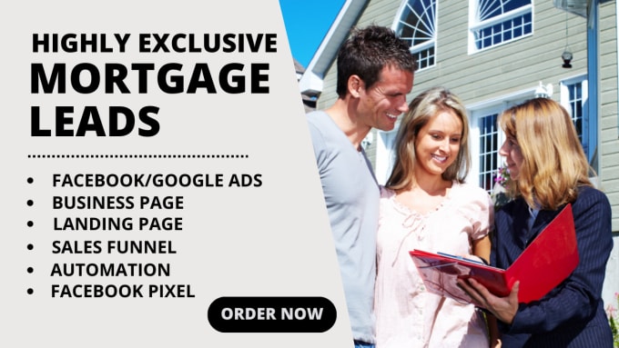 Gig Preview - Generate qualified leads for mortgage brokers using facebook ads in 24hrs