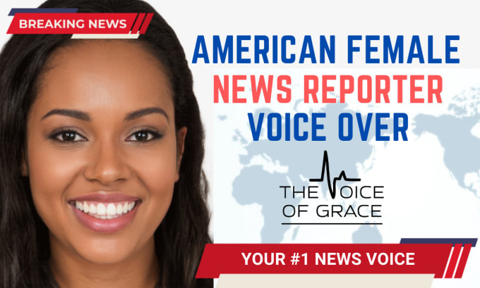 Gig Preview - Record an american female news reporter voice over