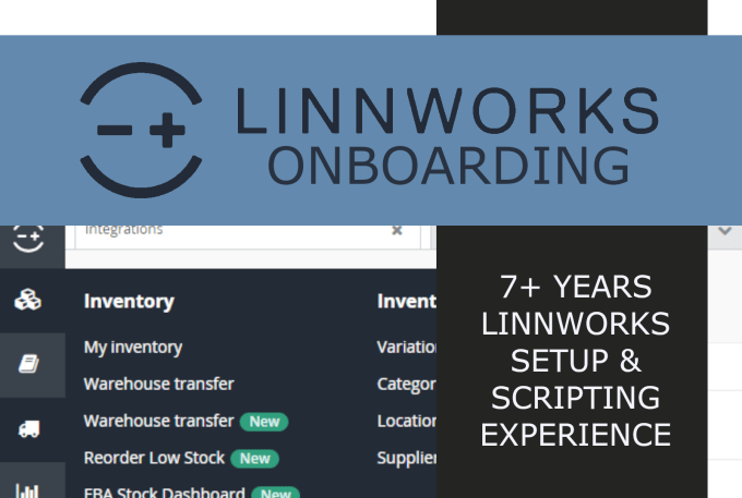 Gig Preview - Provide linnworks onboarding and usage guidance