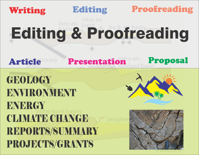 Gig Preview - Edit and proofread geosciences manuscripts, reports, books