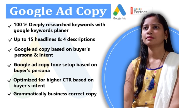 Gig Preview - Write google ad copy to supercharge sales