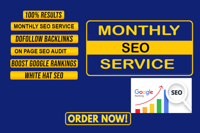 Gig Preview - Rank your website on google, monthly off page seo contextual backlinks service