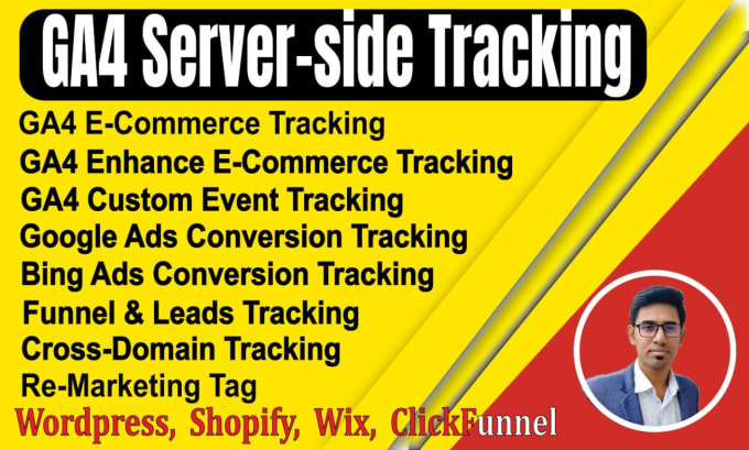 Gig Preview - Setup ga4 server side tracking, ecommerce tracking, conversion tracking via gtm