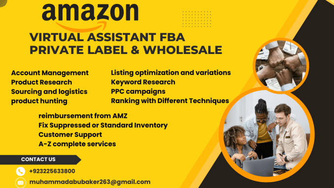 Gig Preview - Do expert amazon fba private label virtual assistant