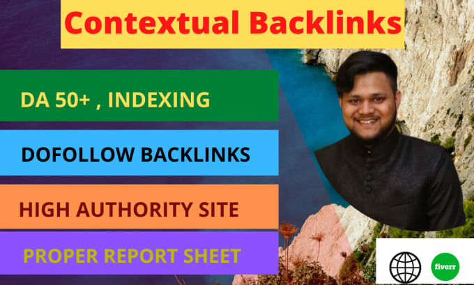 Gig Preview - Do contextual high authority backlinks from da 50 websites