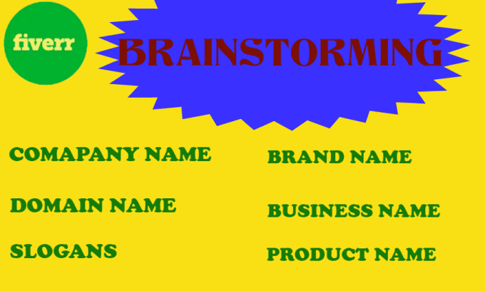 Gig Preview - Awesomely brainstorm 5 brand names for your business or product