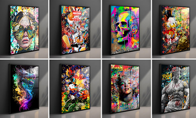 Gig Preview - Design amazing canvas wall art