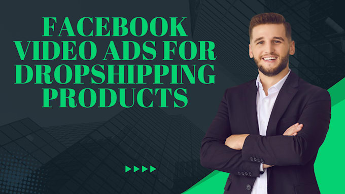 Gig Preview - Create facebook video ads for dropshipping products