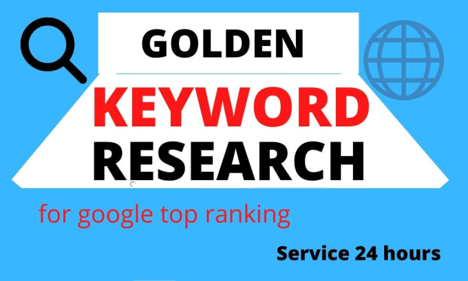 Gig Preview - Do golden keyword research for google top ranking