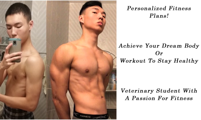 Gig Preview - Personalize a workout plan to get you on the right track