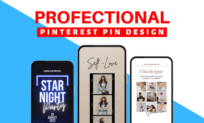 Gig Preview - Design professional pinterest pins