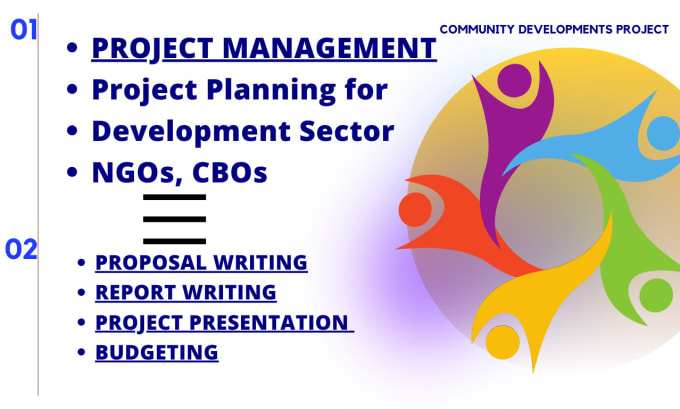 Gig Preview - Do project planning for development sector ngos