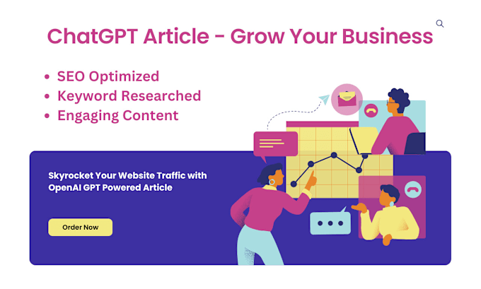 Gig Preview - Do chatgpt, openai and ai article writing for you to skyrocket your traffic