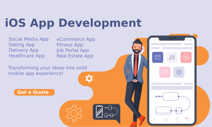 Gig Preview - Do mobile app development IOS app development IOS developer