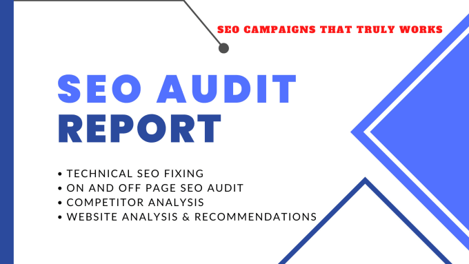 Gig Preview - Provide professional and detailed SEO audit report