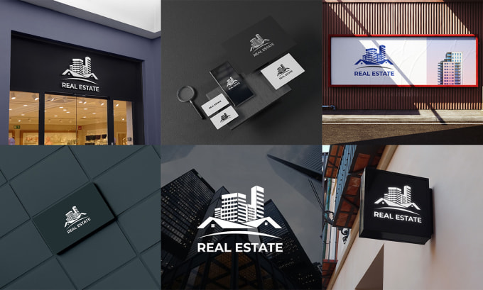 Gig Preview - Do minimal real estate realtor construction mortgage and company logo design