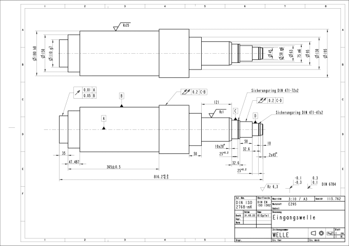 Gig Preview - Convert a sketch into a professional drawing using creo