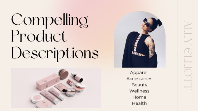 Gig Preview - Write captivating fashion product descriptions