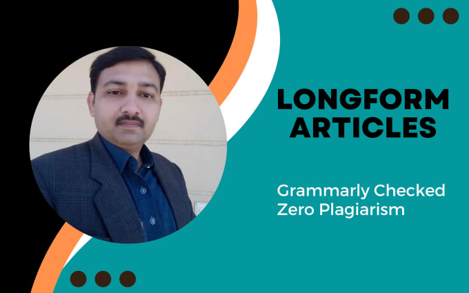 Gig Preview - Write SEO longform engaging,plagiarism free, grammarly checked articles