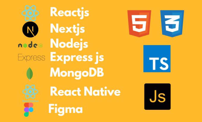 Gig Preview - Develop next js, react js, react native, node js app