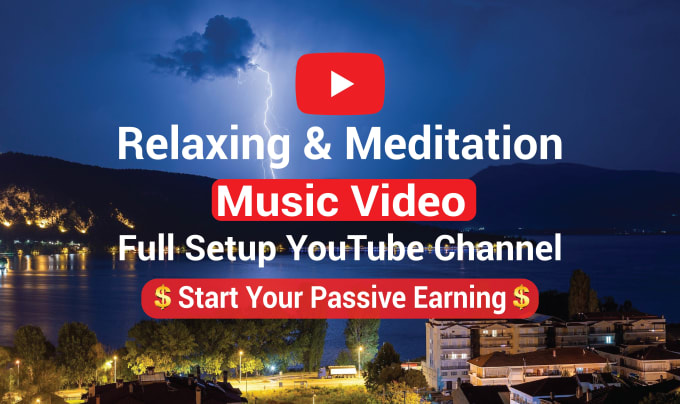 Gig Preview - Create youtube channel 50x1hrs relaxing meditation music videos