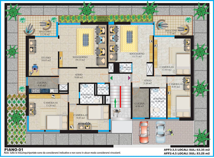 Gig Preview - Do 2d floor plan and 3d visualization exterior designs